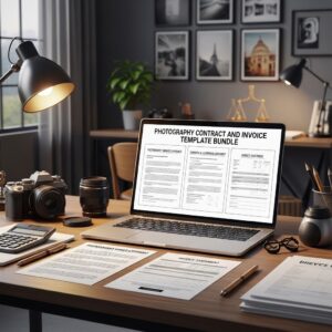 Photography Contract and Invoice Template Bundle